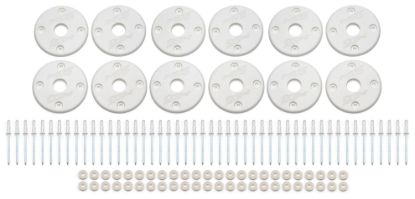 Scuff Plate Plastic White 12-Pack MD3