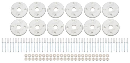 Scuff Plate Plastic White 12-Pack MD3