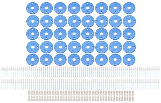 Scuff Plate Plastic Blue 40-Pack MD3