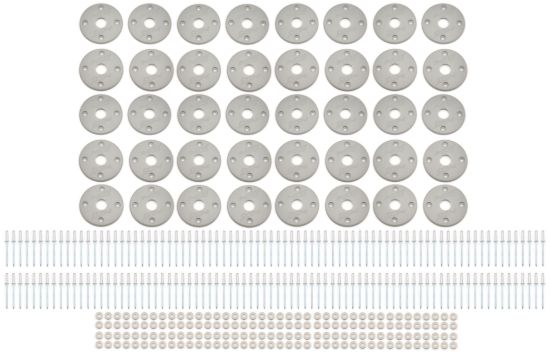 Scuff Plate Plastic Gray 40-Pack MD3