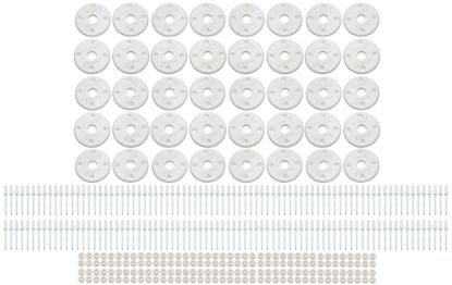 Scuff Plate Plastic White 40-Pack MD3