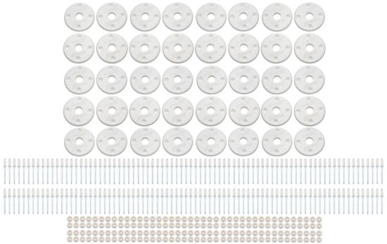 Scuff Plate Plastic White 40-Pack MD3