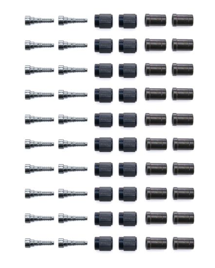 #3 Str Crimp Fitting w/Collar (20pk)