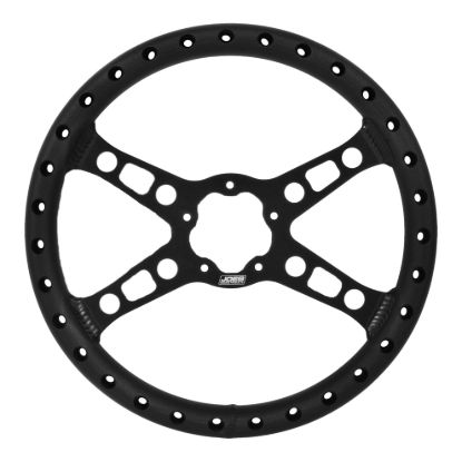 Steering Wheel 13IN Flat LW Drag Black