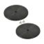Nose Duct Cap 3IN Plastic Black Pair