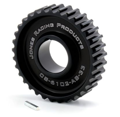 HTD Crankshaft Pulley 33 Tooth 1-1/8 ID 1/8in Key