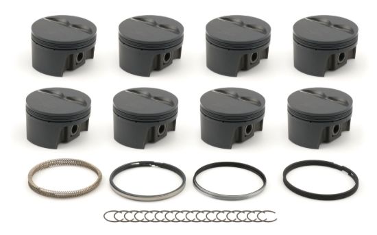 SBC FT PowerPak Piston Set 4.000 Bore -5.00cc