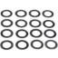 Valve Spring Shims 16pk 1.246 OD .814 OD  .015