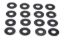 Valve Spring Shims 16pk 1.246 OD .518 OD  .006