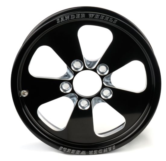 740 SERIES 15X3.5X2.2 FR GD 5 SPOKE 5X4.75 BLK &