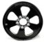 740 SERIES 15X3.5X2.2 FR GD 5 SPOKE 5X4.75 BLK &