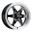 17x10 Ventura Six Drag Wheel 6x135 BC 7.25 BS