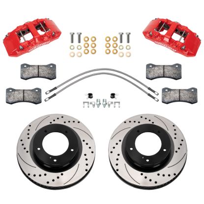 Front Brake Kit 07-15 Tundra Aero6 DM Drilled