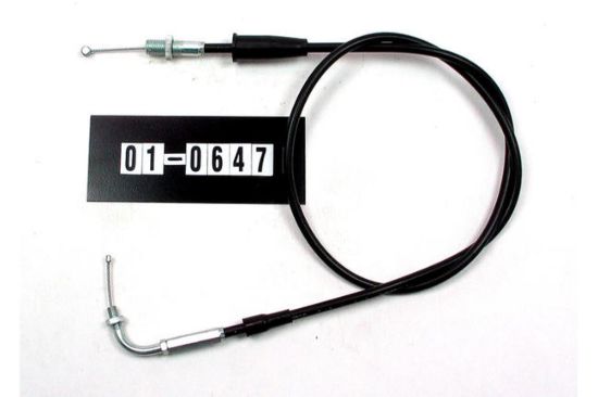 Picture of MOTION PRO 01-0647 140556 CABLE, BLACK VINYL, THROTTLE - SPECIAL APPLICATION