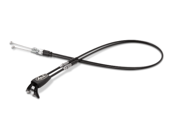 Picture of MOTION PRO 01-1490 683078 CABLE, BLACK VINYL, THROTTLE PUSH-PULL SET, REV3, SIW