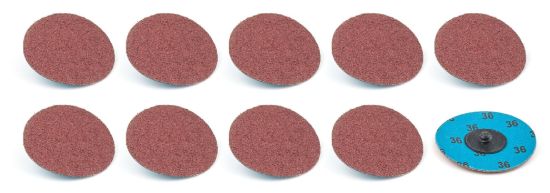 Twist Lock Sanding Disc 3in 36 Grit 10pk