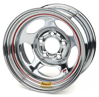 Wheel 15x8 IMCA Chrome Inertia 5x8