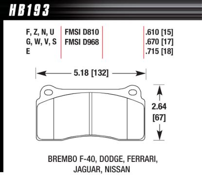 Motorsports Brake Pads DTC-70