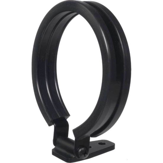 3-3/8in Gauge Pedestal Bracket Black