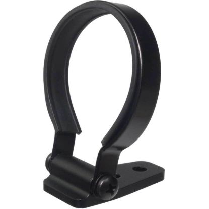 2-1/16in Gauge Pedestal Bracket Black