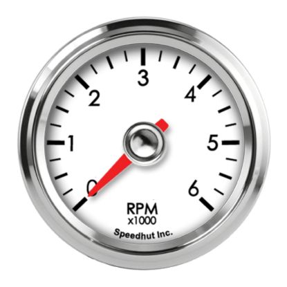 2-1/16in CJ Jeep Volt Gauge 6-18V Black Face