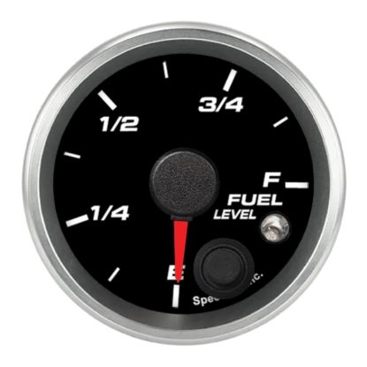 2-1/16in Fuel Lvl Gauge Programmable Black Face