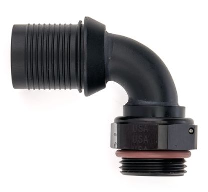 16a 90-Deg HS-79 Hose End to 12an ORB