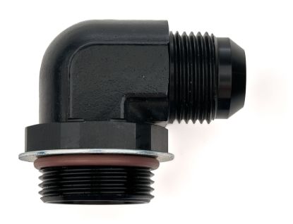 12an Male Flare 90-Deg to 16an ORB Low Profile