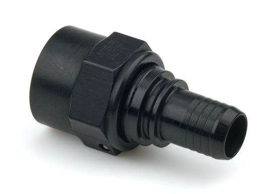 8an Str Race Crimp Hose End Black