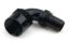 10an 90-Deg Race Crimp Hose End Black